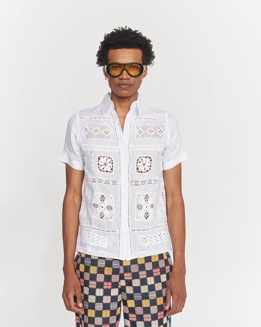 Men éliou Tops | Joao Patchwork Shirt