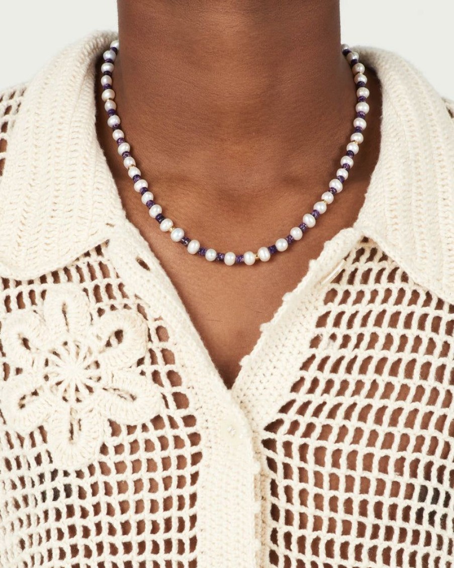 Woemn éliou Pearls | Fern Necklace