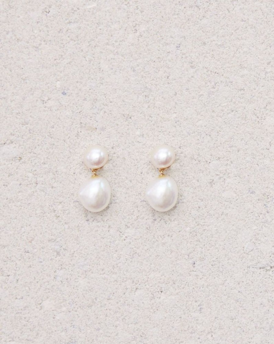 Men éliou Pearls | Sandra Earrings