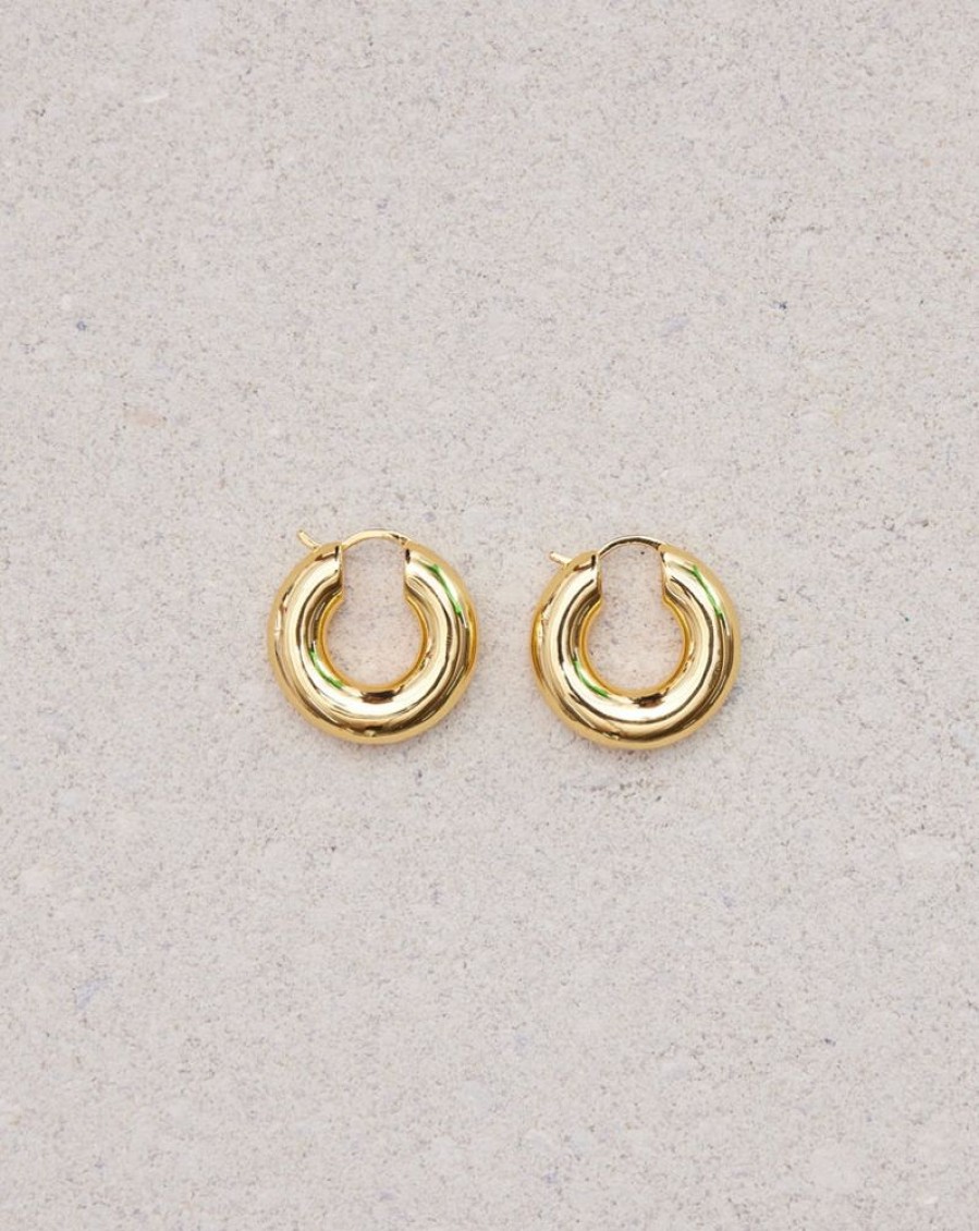 Woemn éliou Gold | Serra Earrings