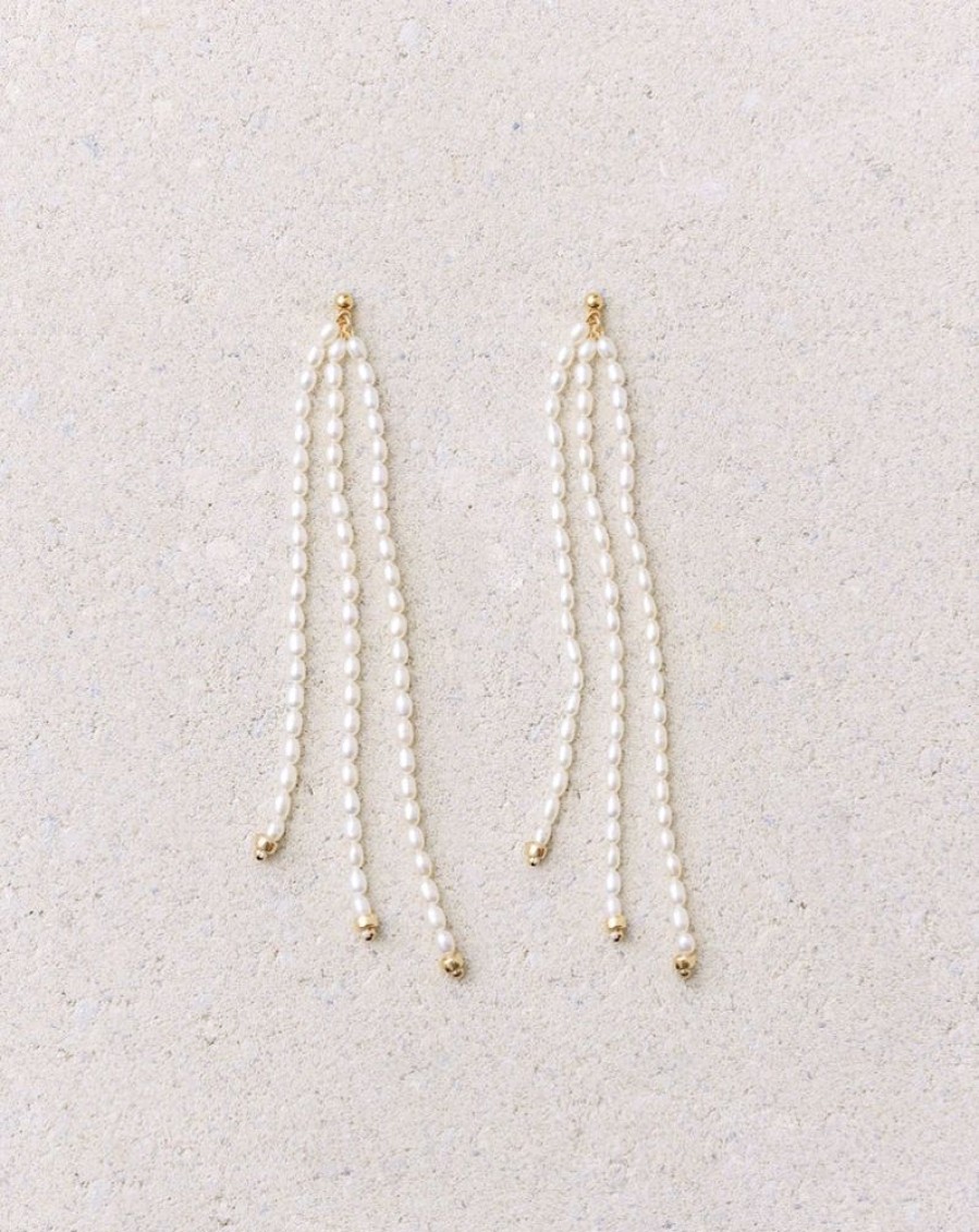 Woemn éliou Pearls | Lia Earrings