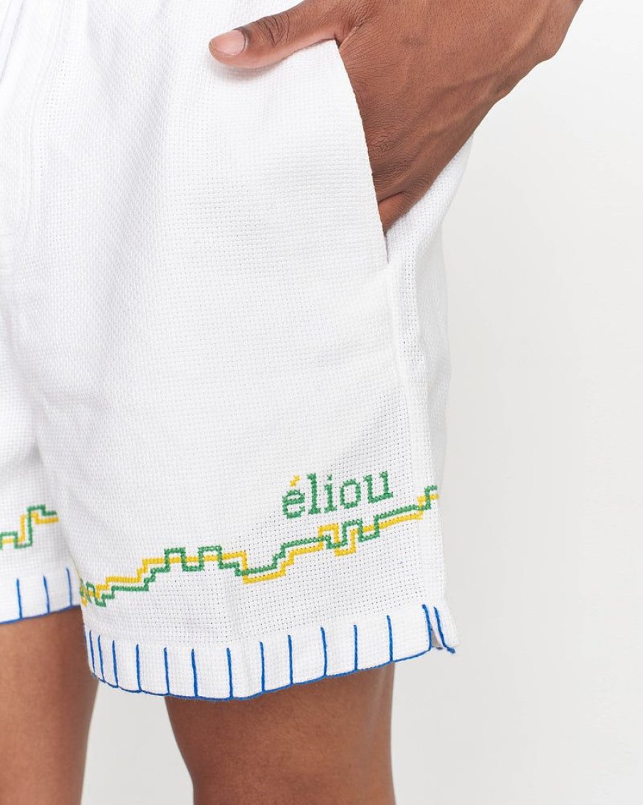 Woemn éliou Shorts | Cross Stitch Shorts