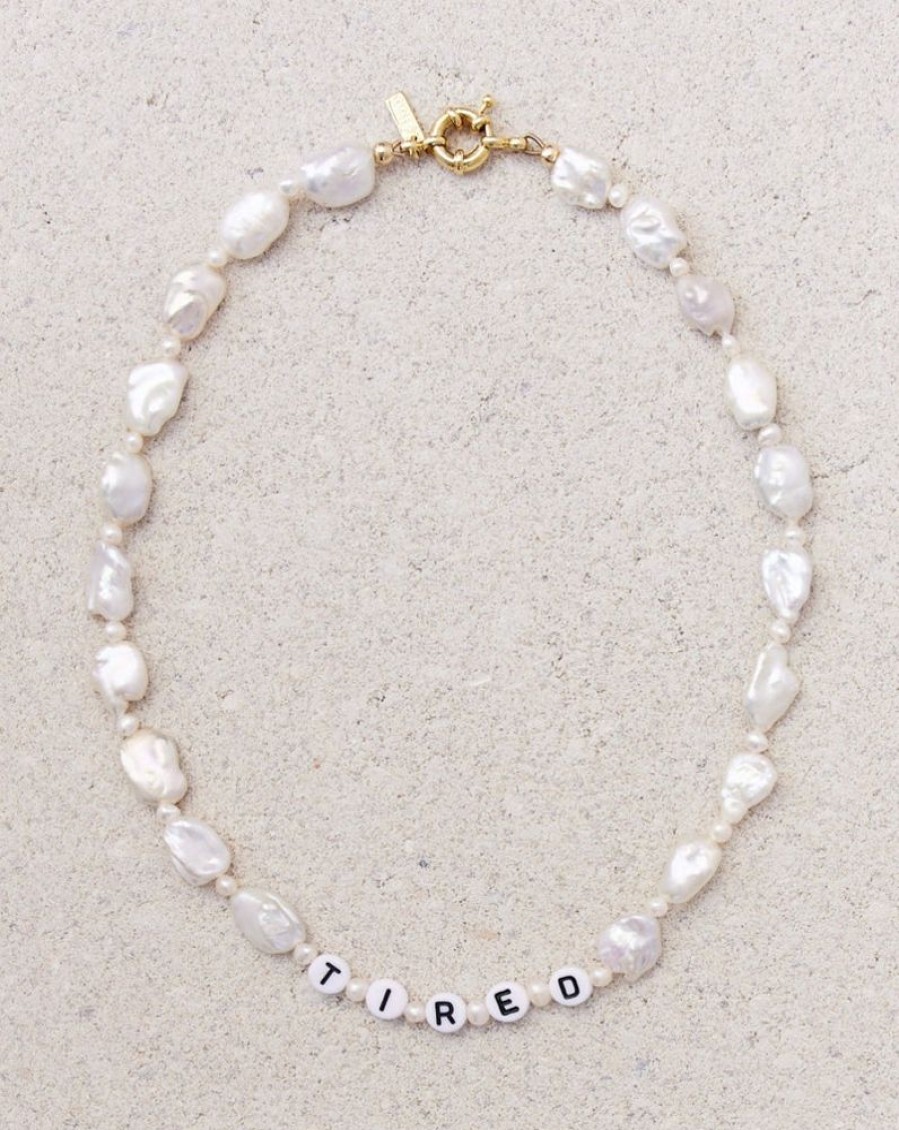 Woemn éliou Pearls | All The Feels Pearl Necklace