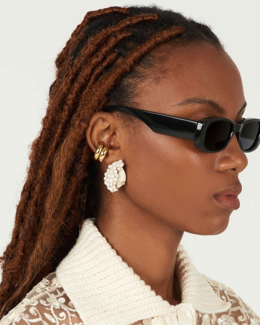 Woemn éliou Pearls | Congo Earrings