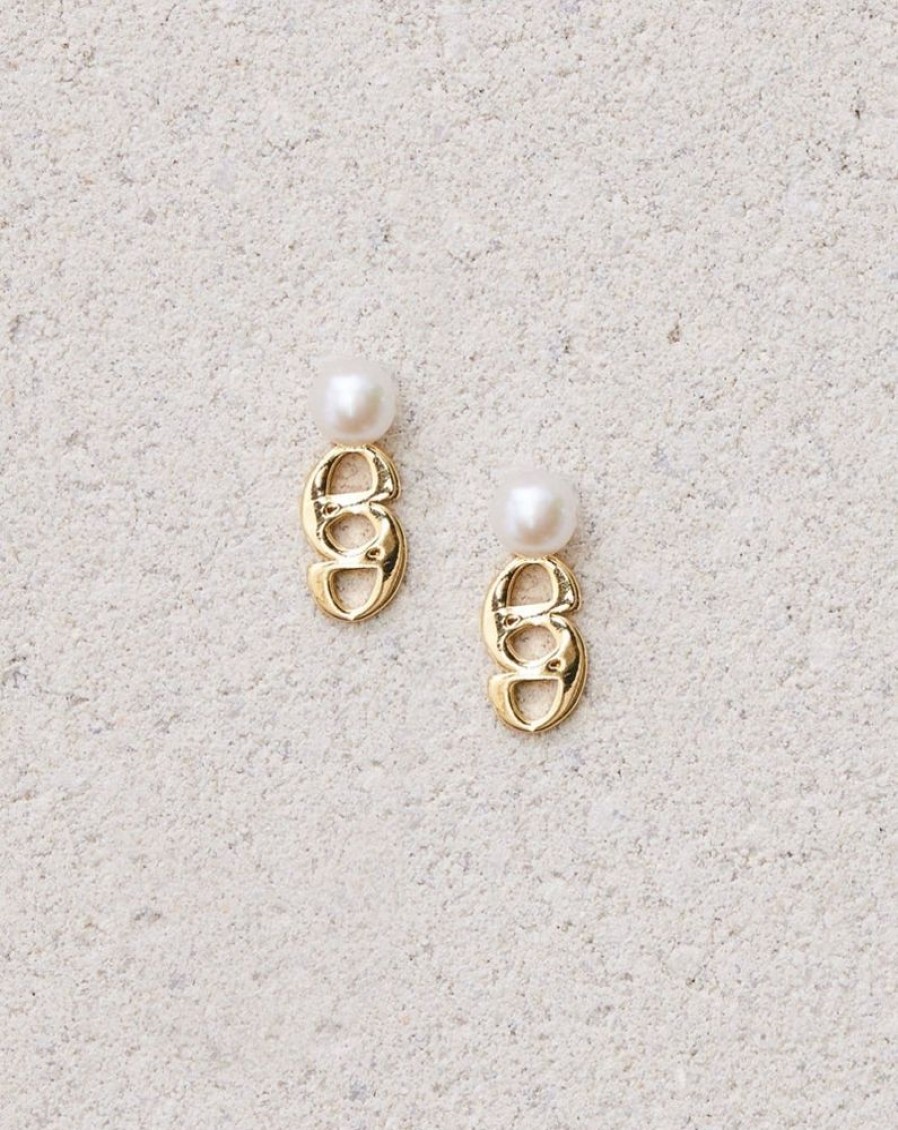 Men éliou Gold | Emblem Earrings