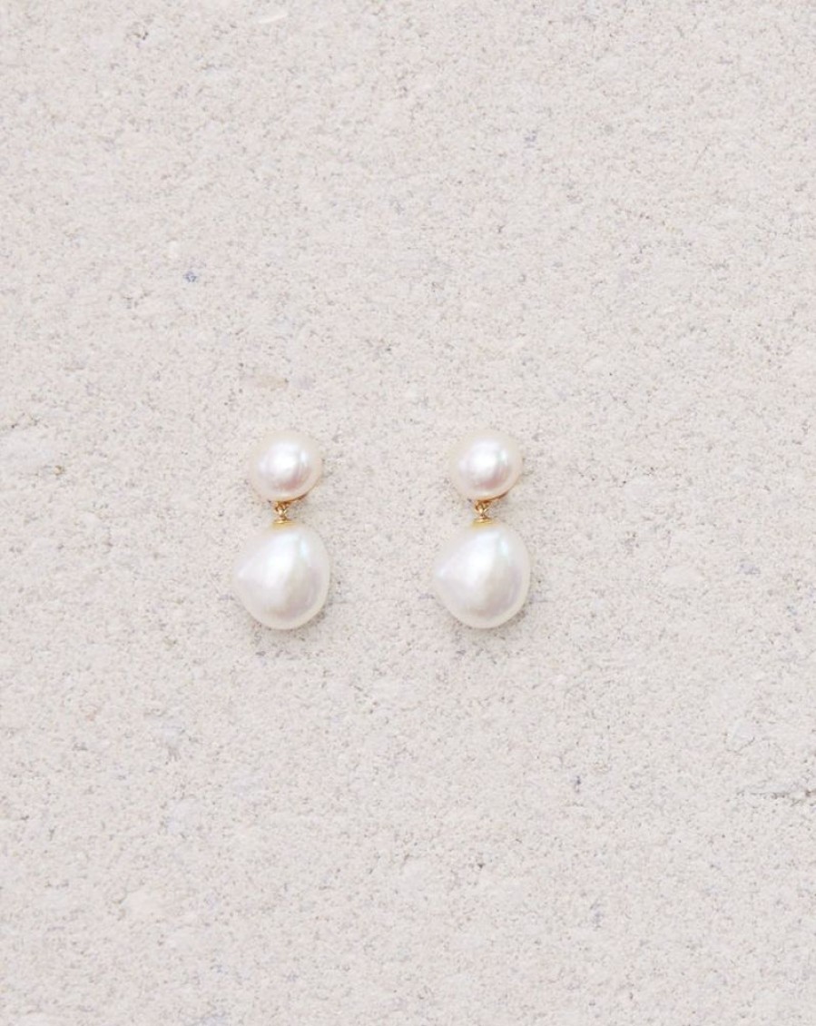 Woemn éliou Pearls | Sandra Earrings