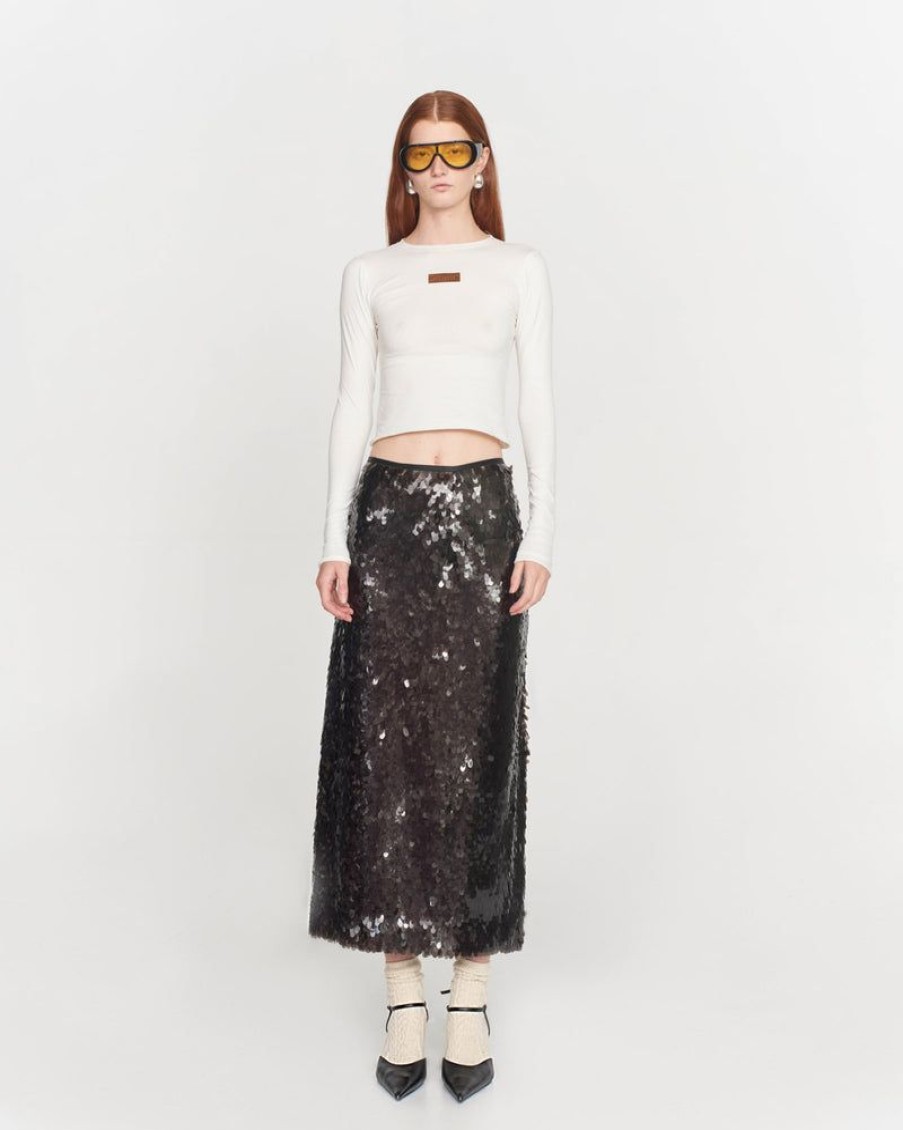 Woemn éliou Skirts | Kara Sequin Midi Skirt