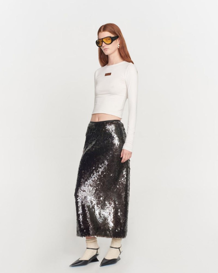 Woemn éliou Skirts | Kara Sequin Midi Skirt